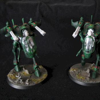 Beil-Tan Eldar War Walkers by pacmanman