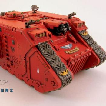 Blood Angels Land Raider by Kenndogg