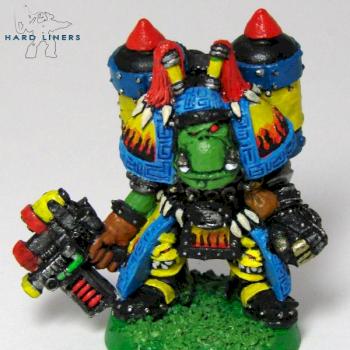 OOP Ork Nob (with jump pack) by Kenndogg