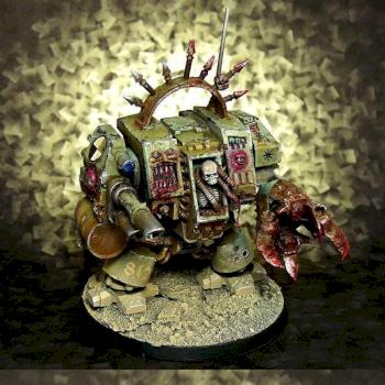 Death Guard / Nurgle Dreadnought by demi morgana