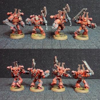 Khorne Berzerkers by izzy_40k_painting