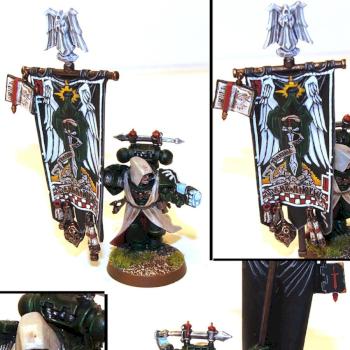 Dark Angels Standard Bearer by D Young