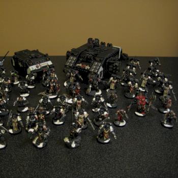 Black Templars Army by pacmanman