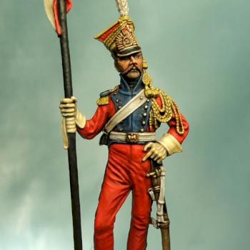 Dutch lancier of imperial guard by Thau