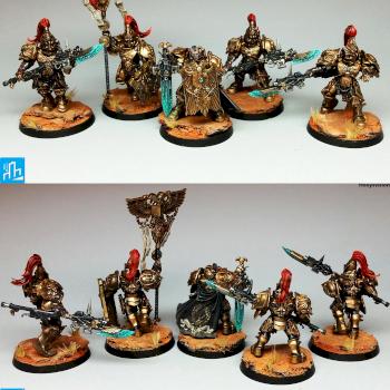 Legio Custodes / Custodians squad by HooY