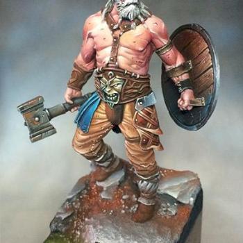 Old Barbarian (Black Sun Miniatures) by DarkTower