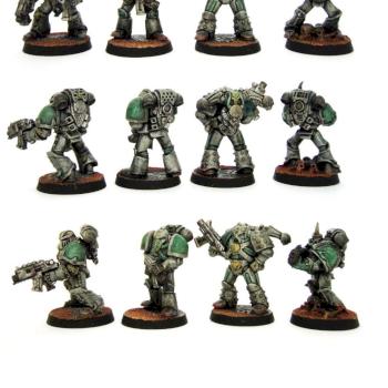 chaos space marines csm death guard horus heresy Killteam by Tribun82