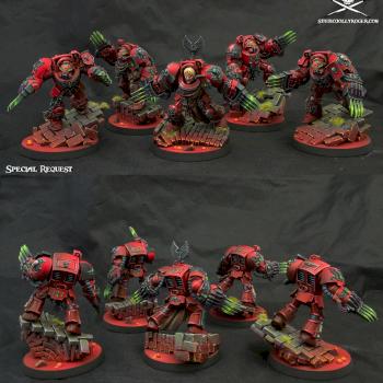 Blood Angels Terminators by Jolly Roger Studio