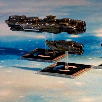 Halo Fleet Battles: UNSC assorted ships by Farydia