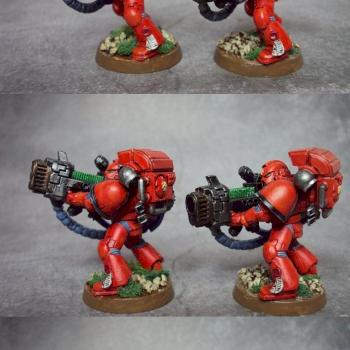 Blood Angels Devastators- plasma cannons by izzy_40k_painting