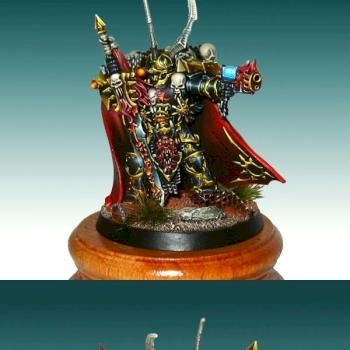 Chaos Space Marines Lord by Lan Studio