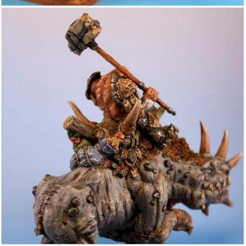 Ogre War Rhino Rider by dr willetts workshop