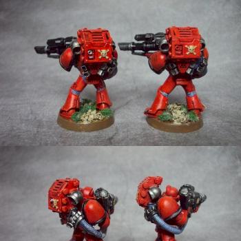 Blood Angels Devastators -lascannons by izzy_40k_painting