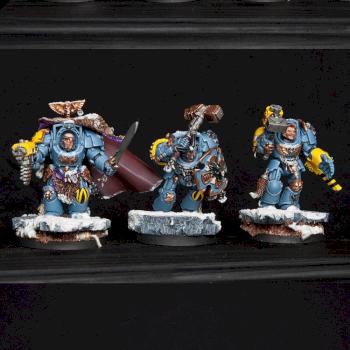 Space Wolves Wolf Guard Terminators by Lemartes