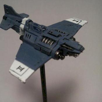 22th Wing Imperial Thunderbolt (Aeronautica Imperialis) by deathmonger