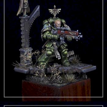 Dark Angels Primaris Celebrating 30 Years by pirotess