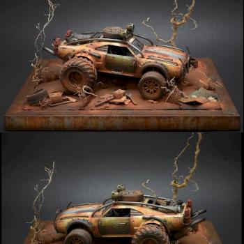 Gaslands Diorama by tittlemanscrest84