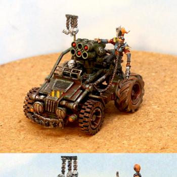 Necromunda Ash Waste Rocket Chariot by WorkingStiff