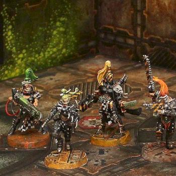 Necromunda Escher Black Swan Gang by WorkingStiff