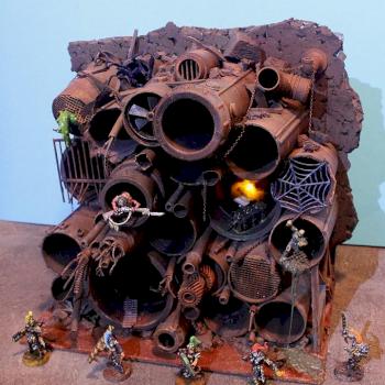 Necromunda Pipe Maze Terrain by WorkingStiff