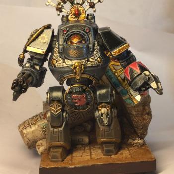 Horus Heresy Space Wolves Contemptor Dreadnought by Sotirios