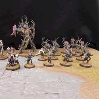 Silver Malign Portents Sylvaneth Army by AJ Tudor