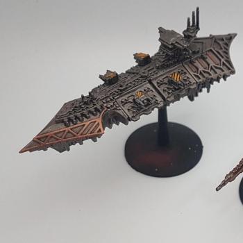 Battlfleet gothic Chaos cruiser by AJ Tudor