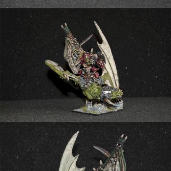 Orruk Warboss on Wyvern Warhammer Orcs and Goblings by ignaciovidal