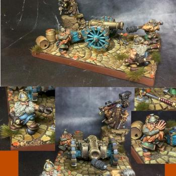 Wahammer fantasy dwarf cannon by seyerlerver