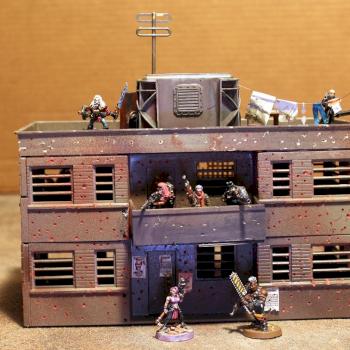 Necromunda Hab building back by WorkingStiff