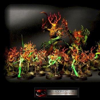 Warhammer A.O.S Armée Sylvaneth Autumn Defender . by Hexagone Club