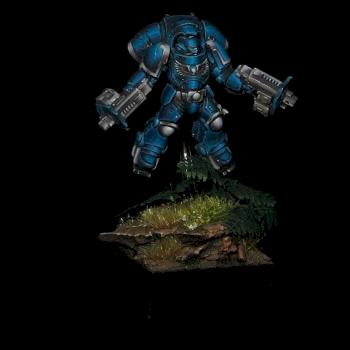 Primaris Space Marine by FartOfWar