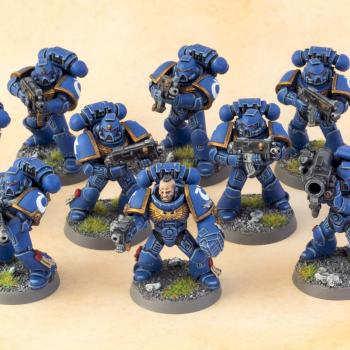 Ultramarines Tactical Squad by S Dalsgaard