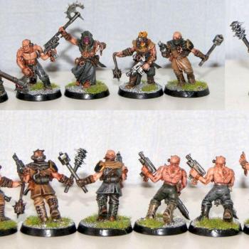 Dark Vengeance CSM Cultists with close combat weapons 2 by Brush of War Studio