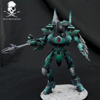 Wraithknight with Suncannon and Scattershield by Jolly Roger Studio