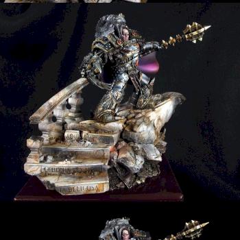 Horus Lupercal Warmaster of Chaos Sons of Horus Primarch by lilloser