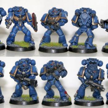 Space Marines Tactical Squad by Brush of War Studio