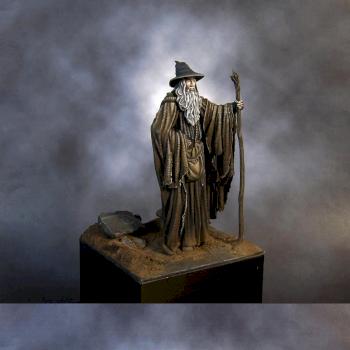 Gandalf at Moria's gate by PintorDeMiniaturas