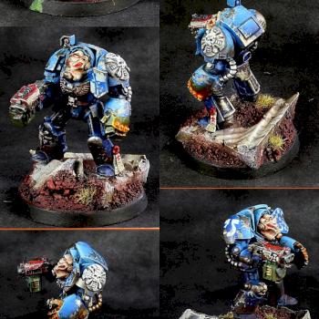 Space Marine Terminators from Black Reach Box by Demihuman