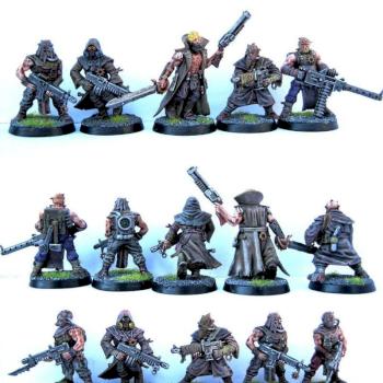 Dark Vengeance CSM Cultists with autoguns 1 by Brush of War Studio