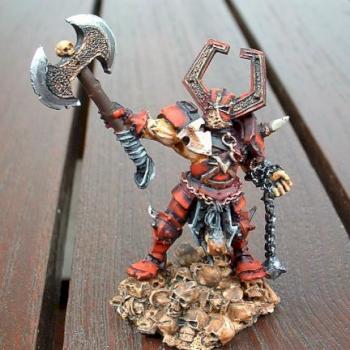 PAINTED KHORNE LORD!! by tabletopworld