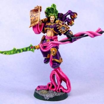 Slaanesh Sorcerer by Commander Y