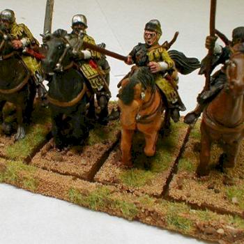 Mounted Squires by Xtapl