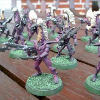 many dark eldar warriors by tabletopworld