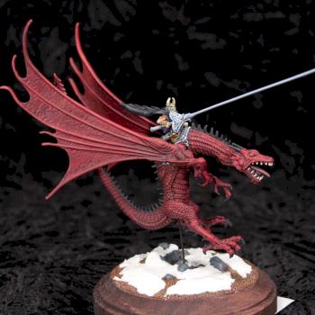 Red Dragon of Krynn by macharius