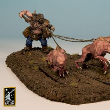 Ogryn Renegade with hounds by marcineczek0