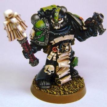 Space Marine Chaplain (Custom Chapter) by tenebrius