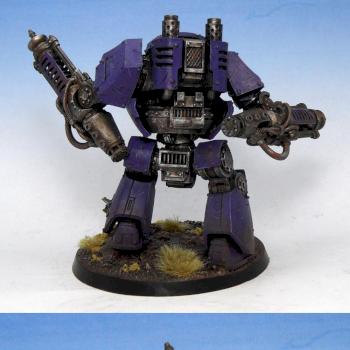 Alpha Legion Pre Heresy Dreadnought 2 by Wickedcarrot