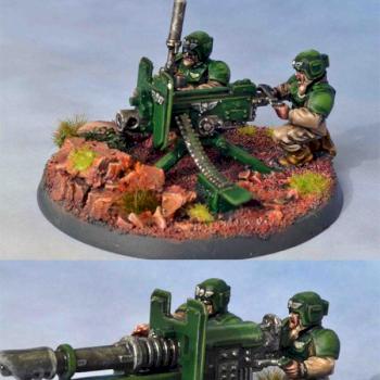 Warhammer 40K Imperial Guard Cadian Heavy Weapon Squad by gaspert