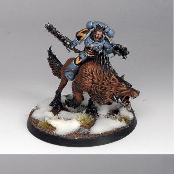 Space Wolves Thunder Wolf Cavalry by Wickedcarrot